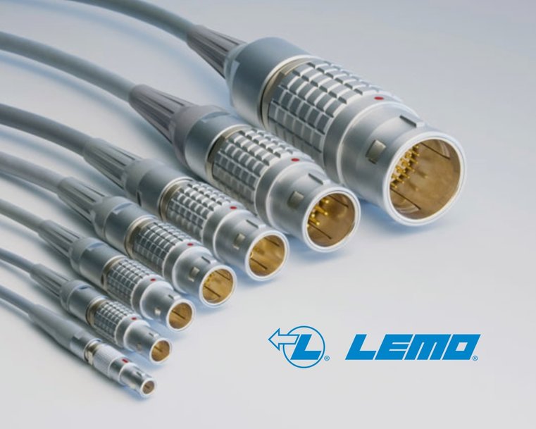 LEMO B-serie, mångpoliga kontaktdon med Push-Pull låsning, snabb, säker och tillförlitlig